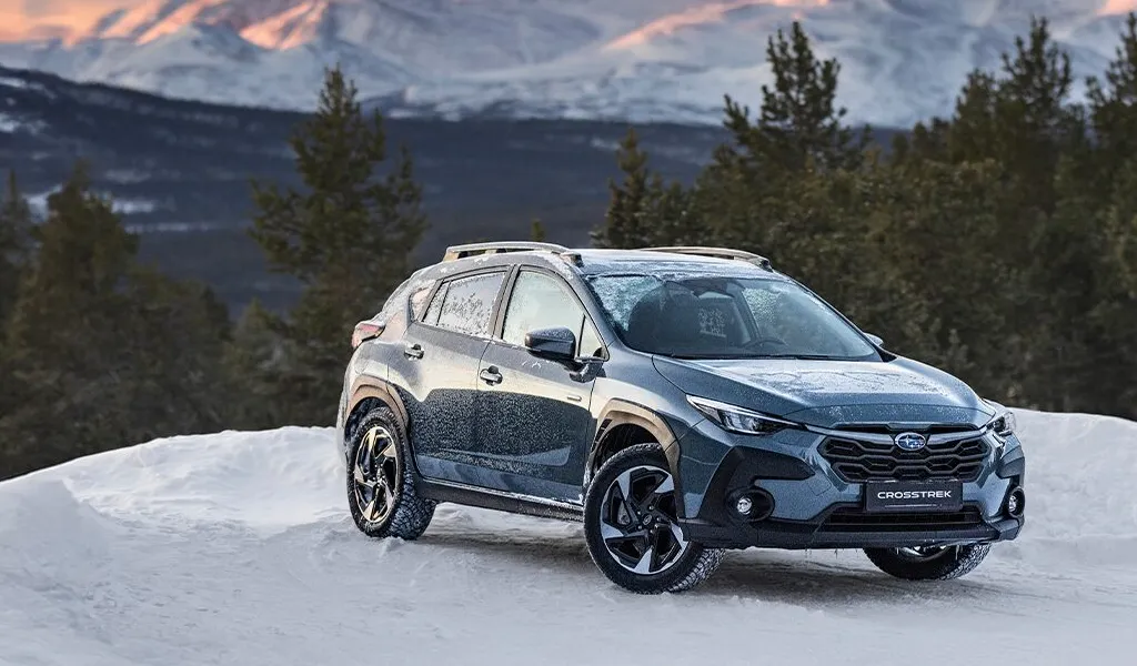 Nuova Subaru Crosstrek nella neve